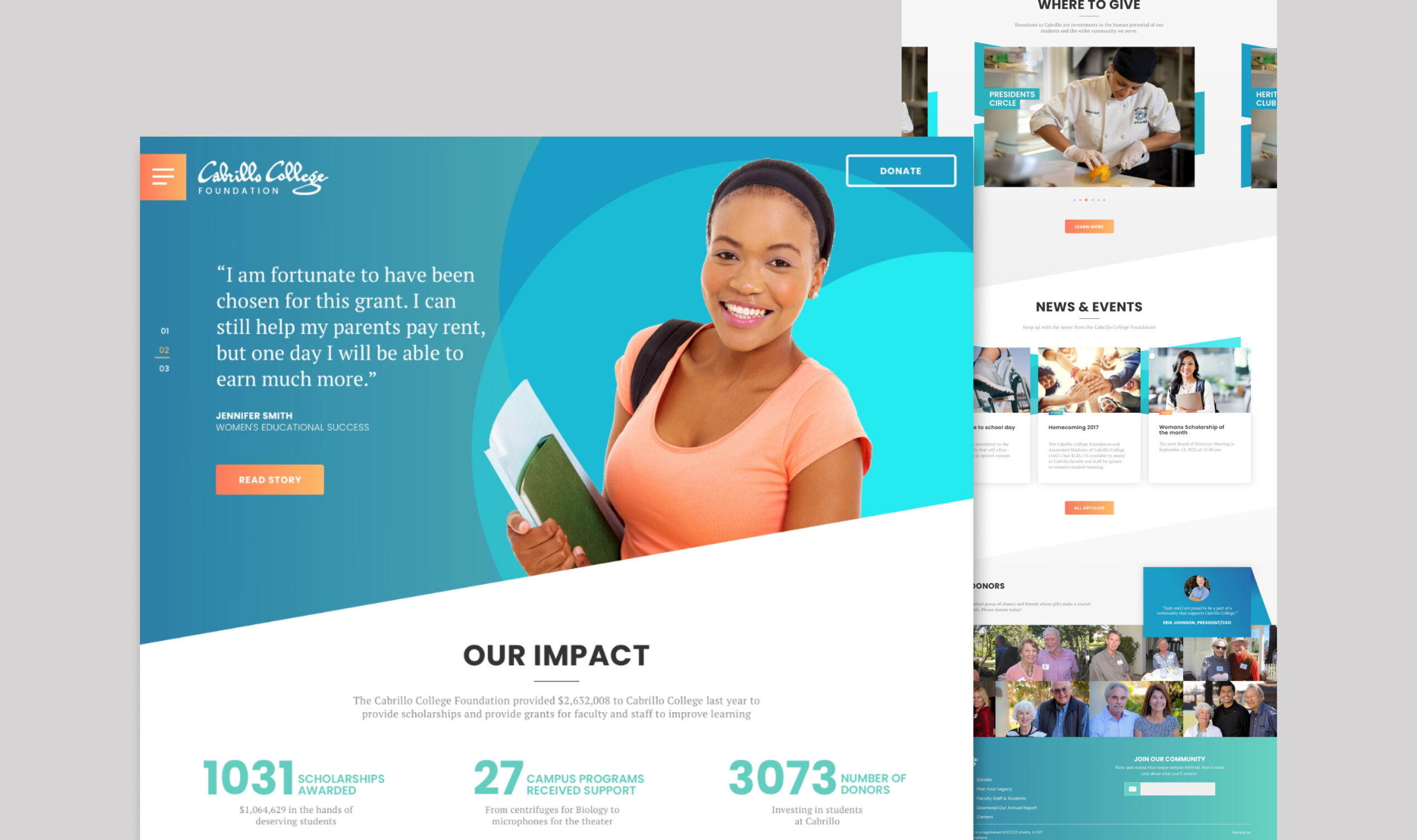 Cabrillo College Foundation Website