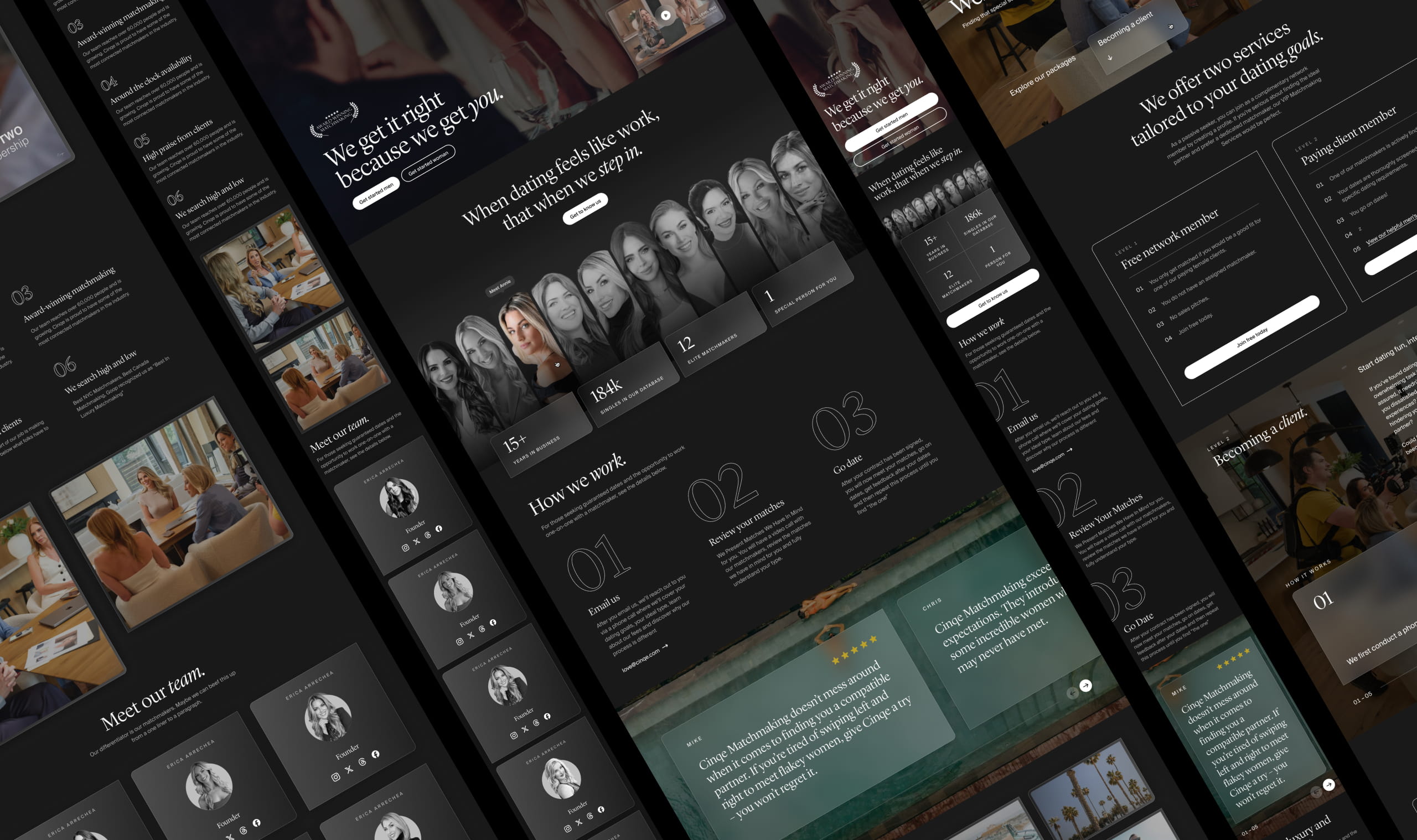 Cinqe UI/UX Design